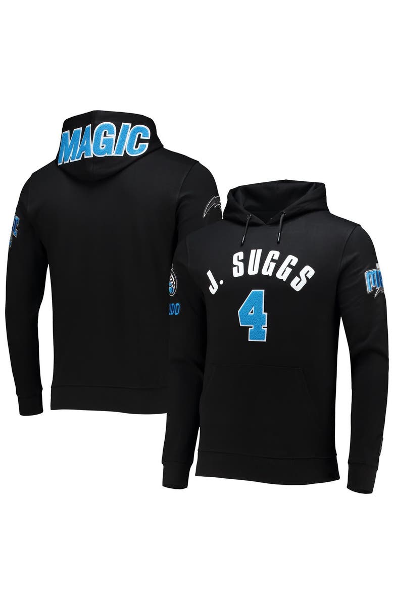PRO STANDARD Men's Pro Standard Jalen Suggs Black Orlando Magic Team Player Pullover Hoodie, Main, color, 