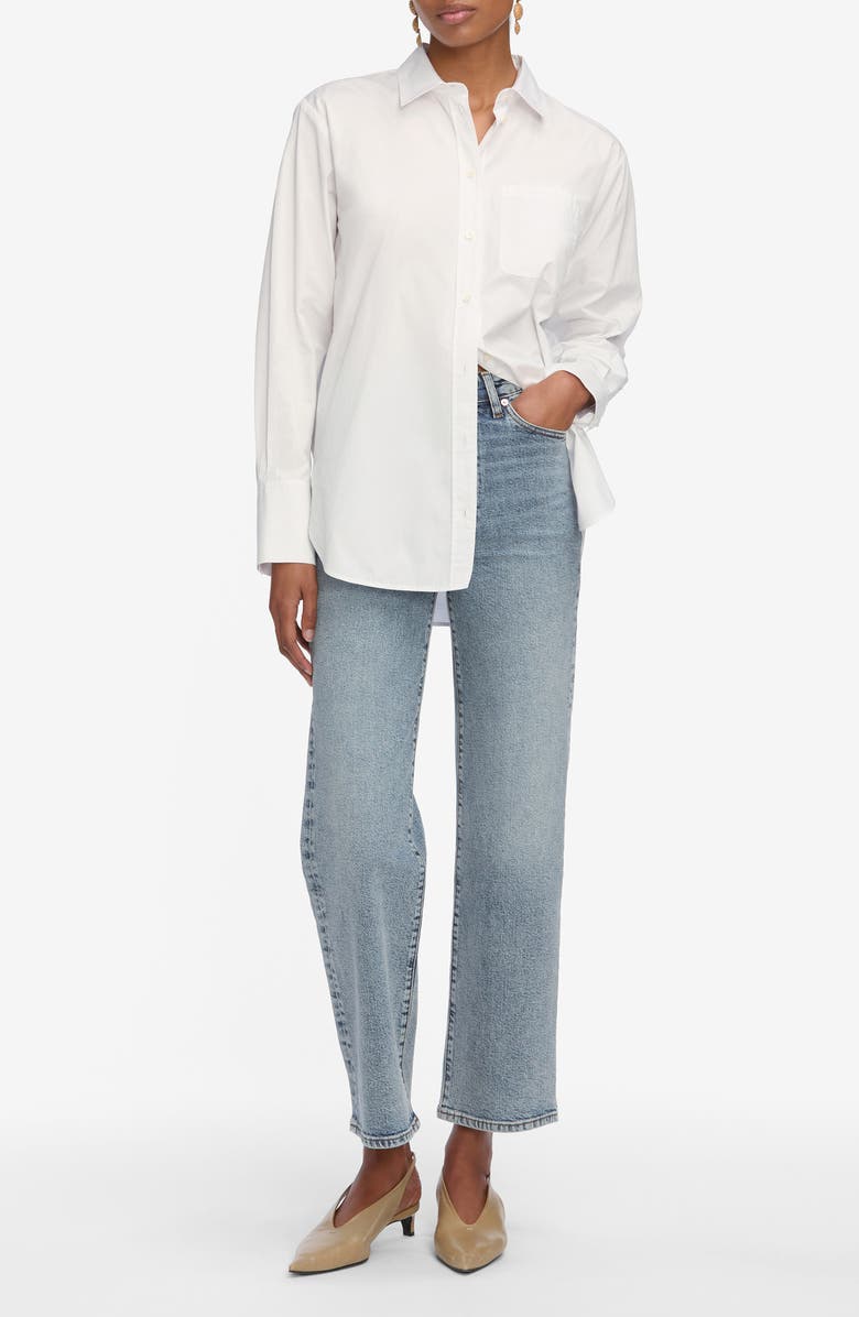 FRAME The Boy Cotton Button-Up Shirt, Alternate, color, White