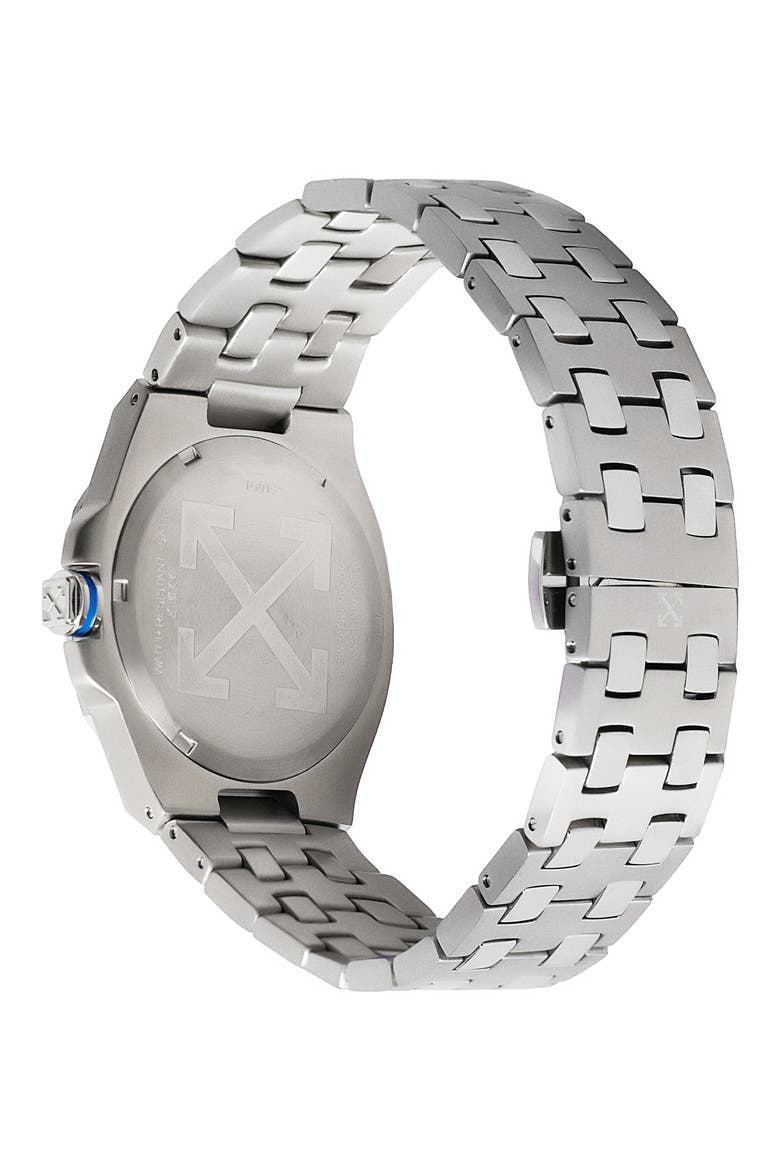 Object Cushion Bracelet Watch, 39mm, Alternate, color, STAINLESS STEEL