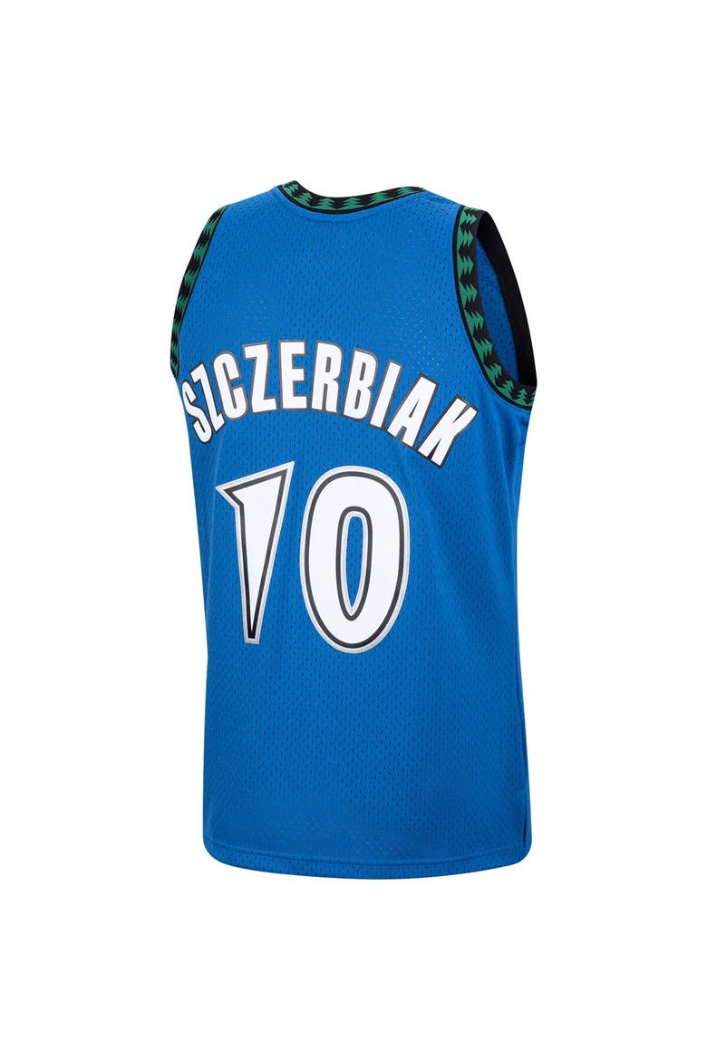 Men's Mitchell & Ness Wally Szczerbiak Blue Minnesota Timberwolves 2001/02 Hardwood Classics Swingman Jersey, Alternate, color, Blue