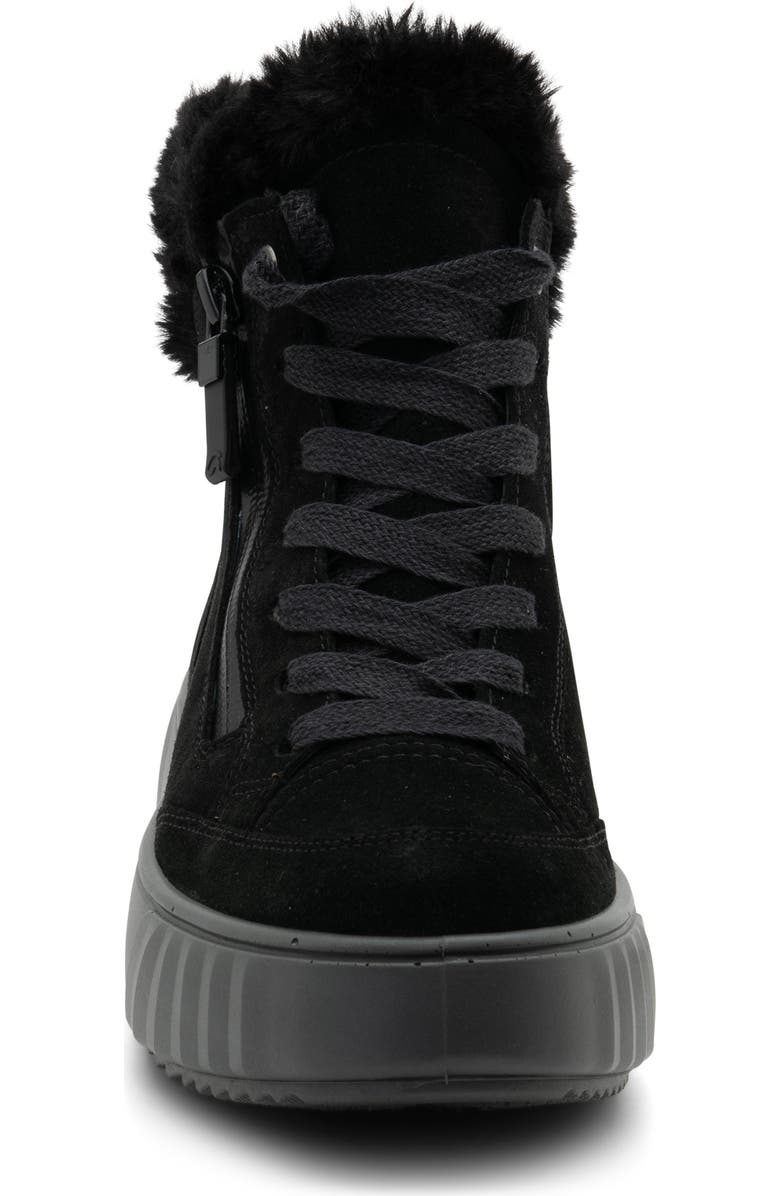 ara Mikayla Faux Fur Lined Lace-Up Boot, Alternate, color,