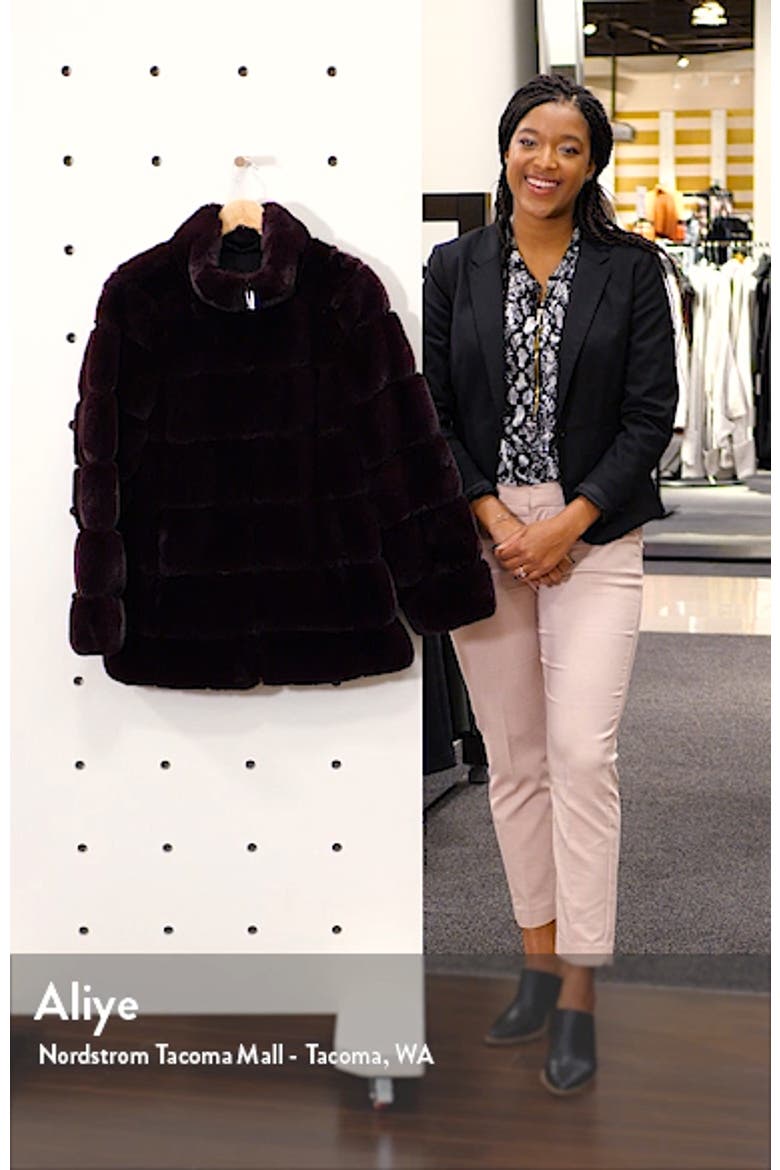 Faux Fur Stand Collar Coat video
