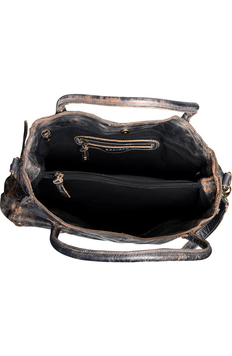 Bed Stu Rockaway Handbag, Alternate, color, Black Lux