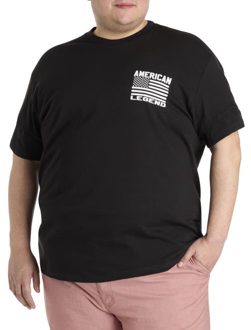 True Nation by DXL Big & Tall American Legend Graphic Tee in Black  product