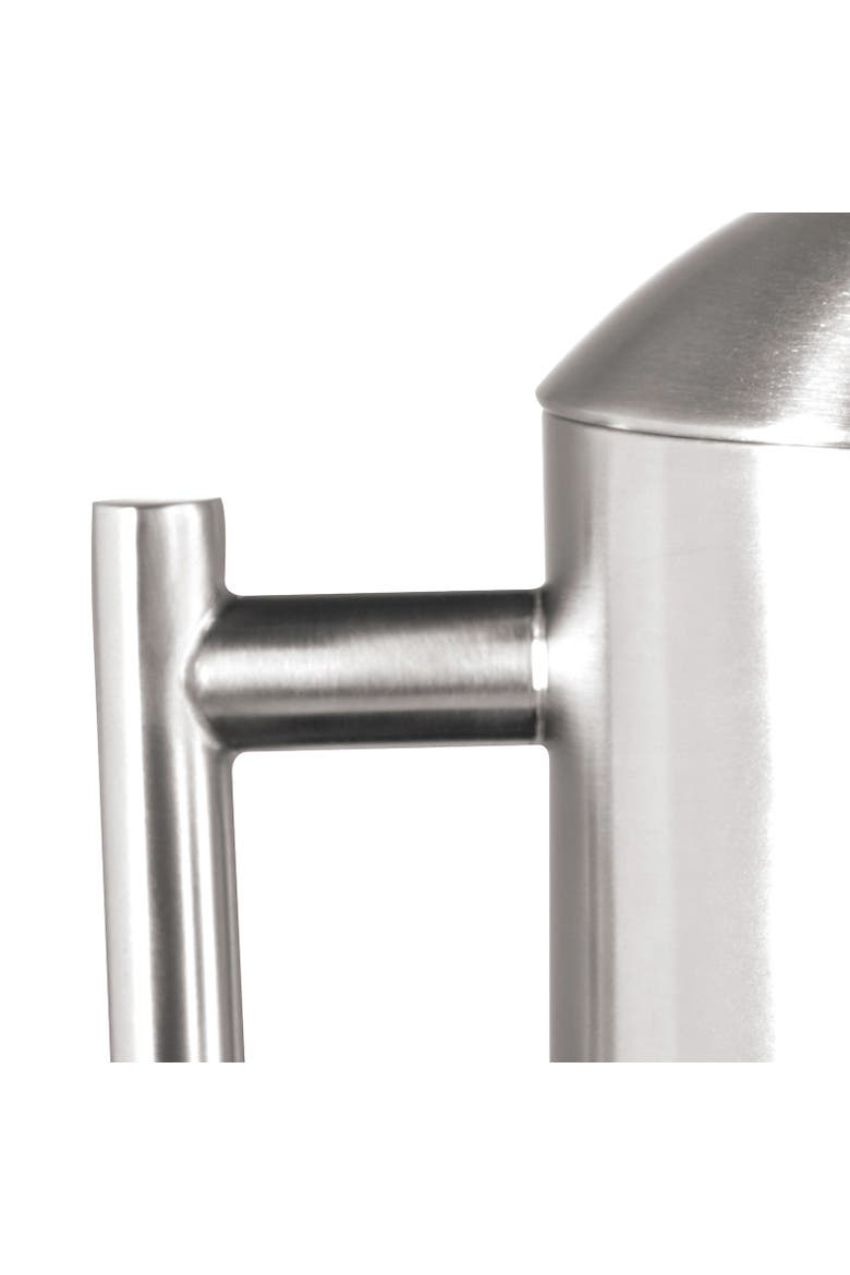Brushed 18/10 Stainless Steel French Press Coffee Maker, 17-ounce, Alternate, color, Silver