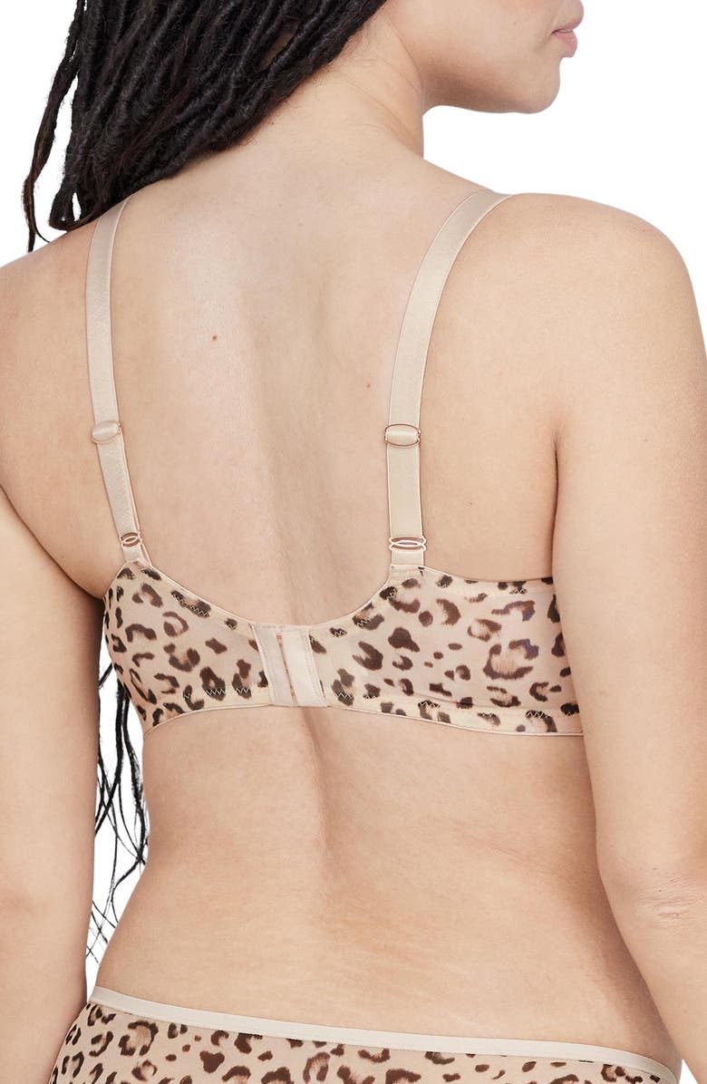 Skarlett Blue Spellbound Full Coverage Side Support Bra, Alternate, color, Leo Leopard