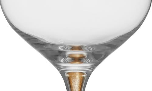 Orrefors Intermezzo Bouquet Stemware Set Of 4 In Gold