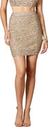 LARA New York Beaded Short Skirt