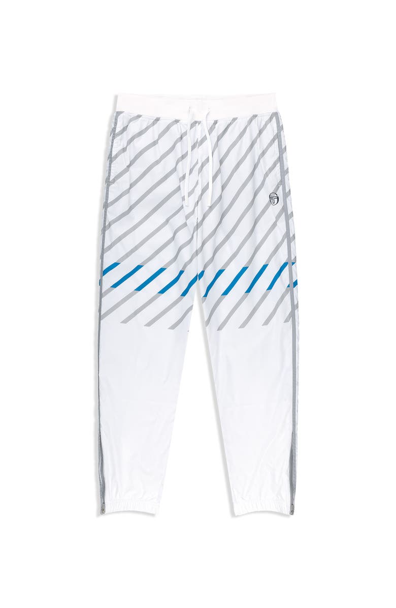 Sergio Tacchini Quadretto Track Pant, Alternate, color, Brilliant White