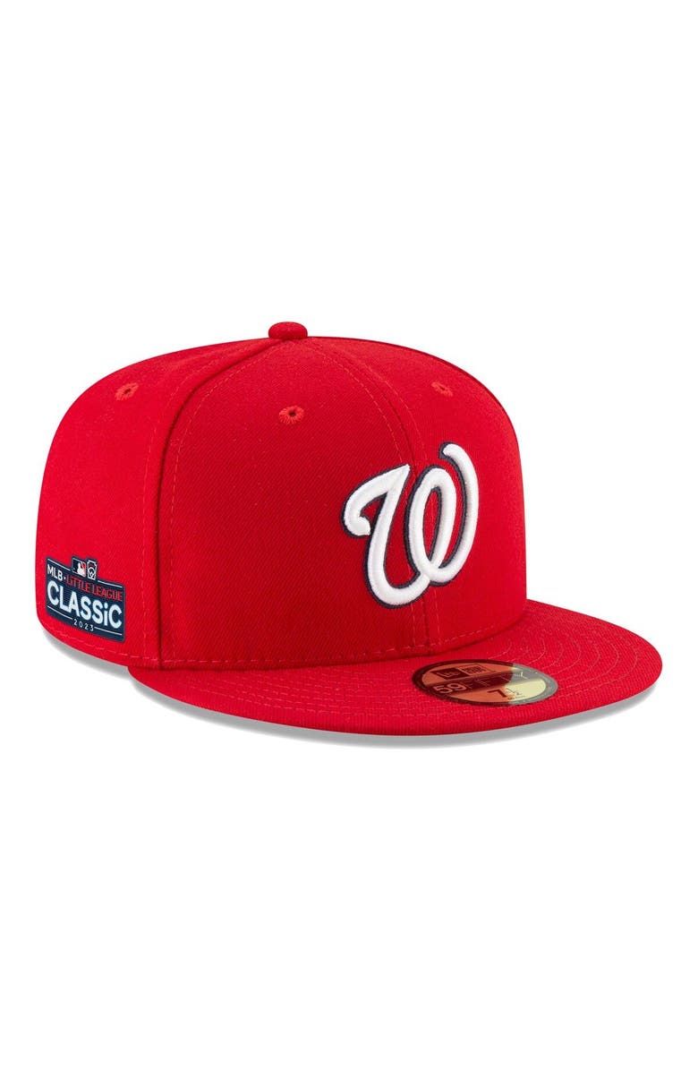 New Era Men's New Era Red Washington Nationals 2023 Little League Classic 59FIFTY Fitted Hat, Main, color, 