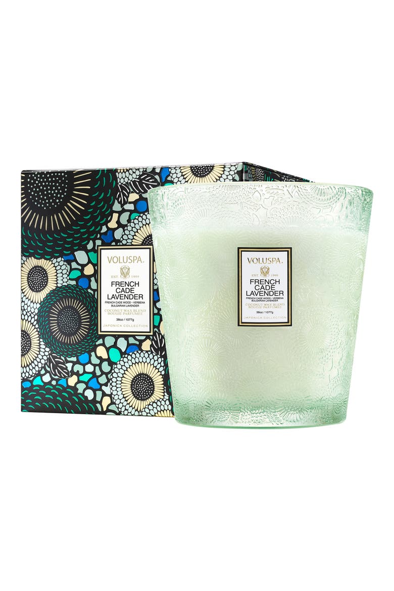 French Cade Lavender Three-Wick Hearth Candle, Main, color, NO COLOR