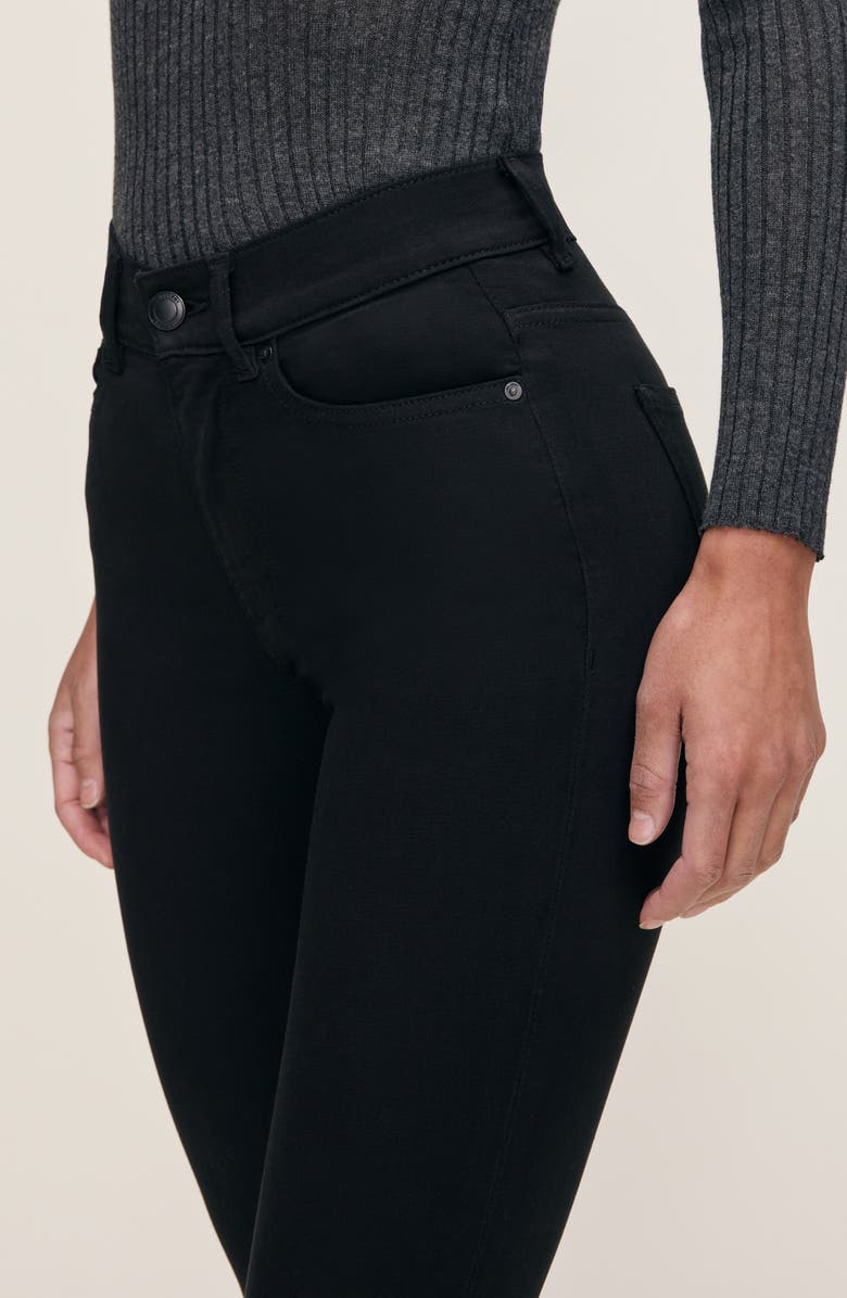 DL1961 Bridget Instasculpt<sup>™</sup> Boot High Rise Crop Jeans, Alternate, color, Hail