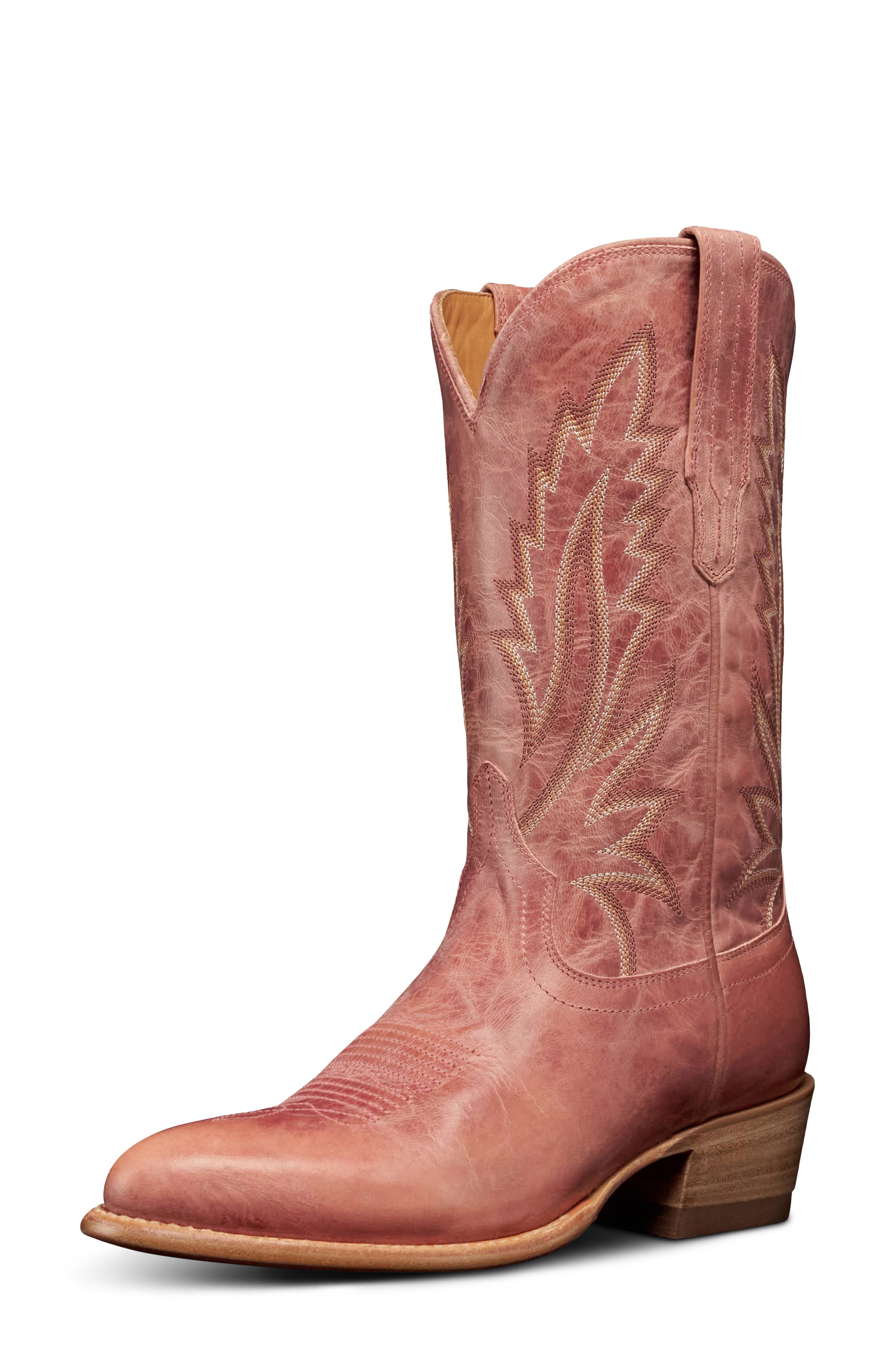 Tecovas The Jamie II Western Boot, Main, color, Pink Frost