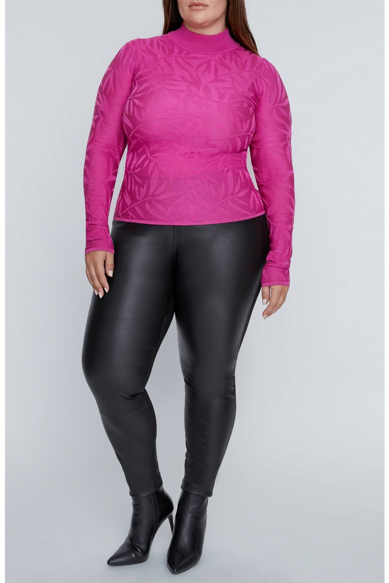 Remi Turtleneck, Alternate, color, Raspberry
