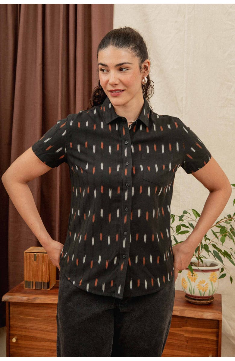 Bridge & Burn Lana Shirt, Alternate, color, Dotted Horizon