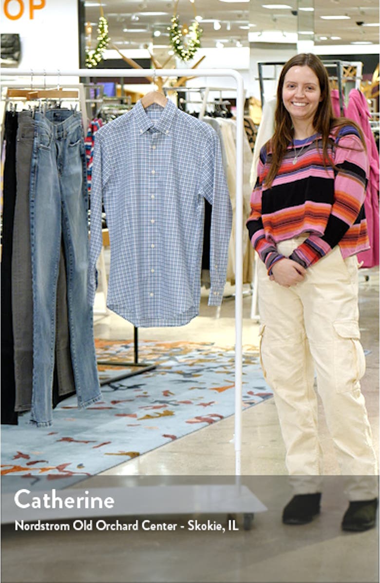 Blue Water Cotton Button-Down Sport Shirt, sales video thumbnail