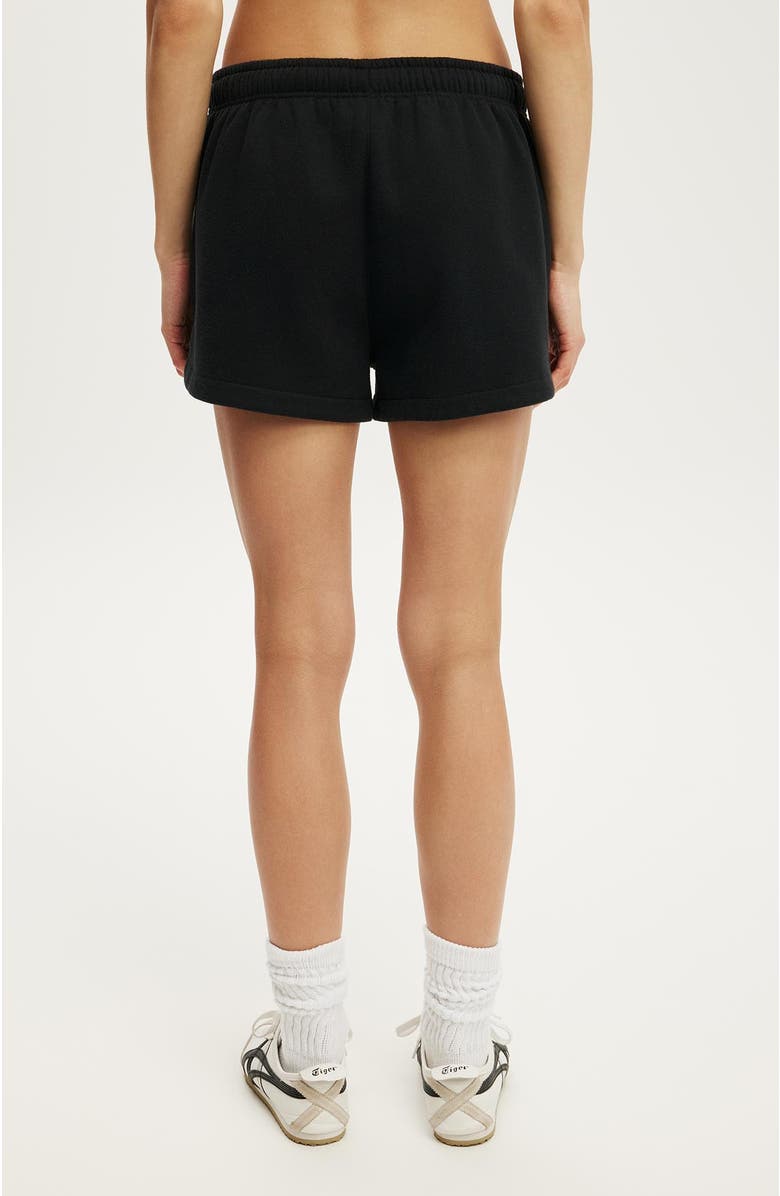 COTTON ON BODY Women's Active Plush Classic Mini Short, Alternate, color, Black