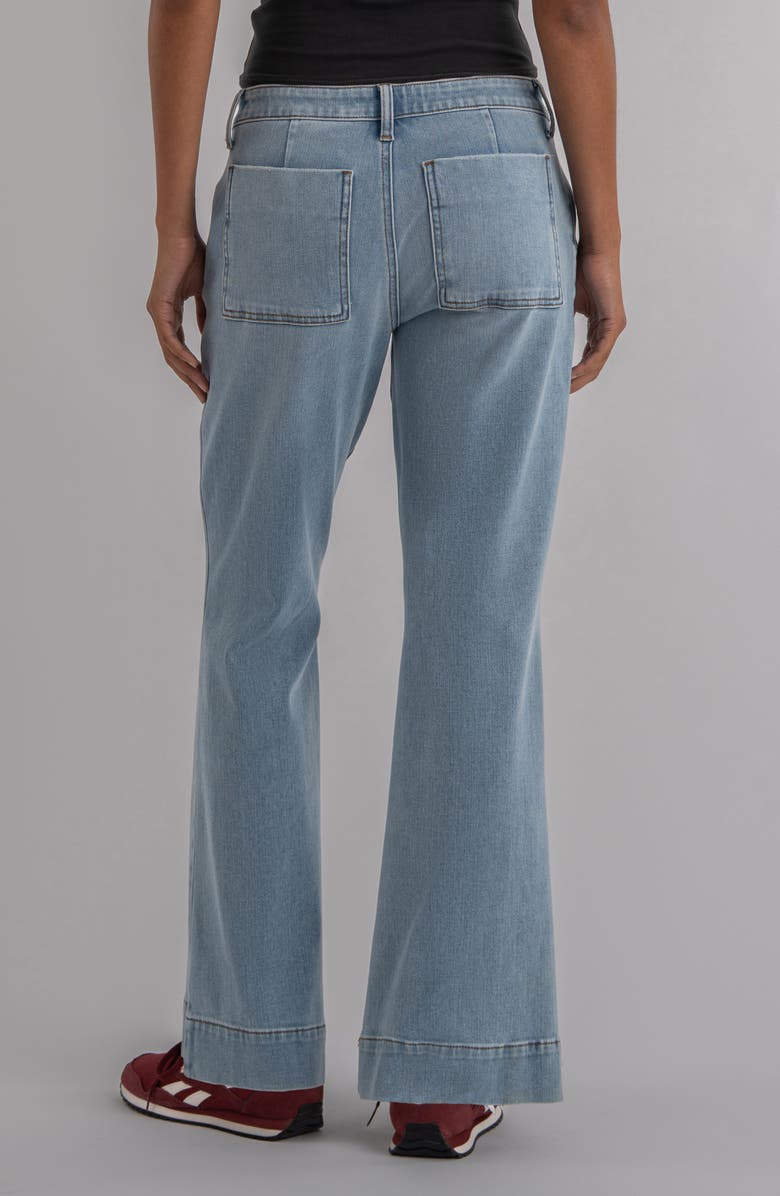 KUT from the Kloth Ana Seamed High Waist Flare Jeans, Alternate, color, Considered