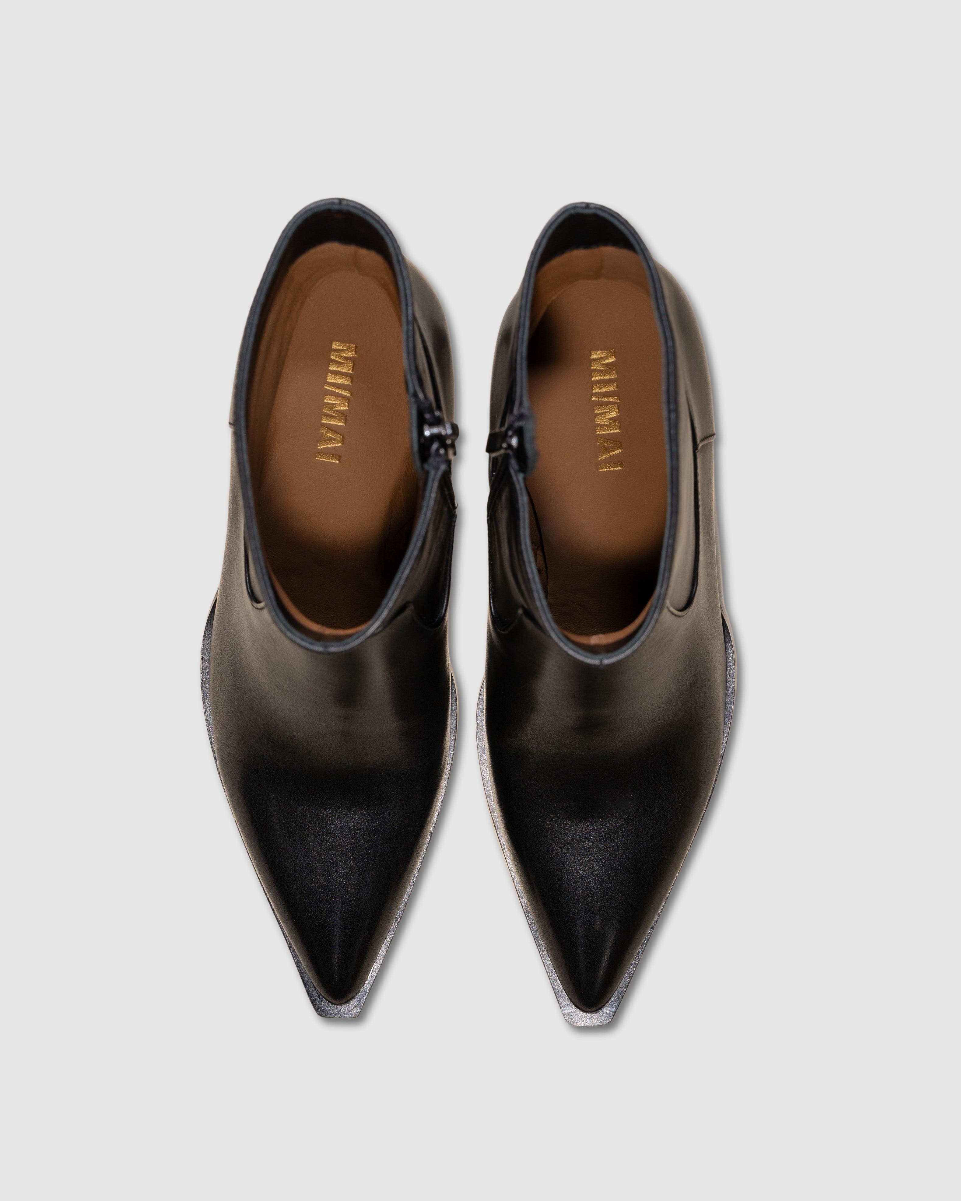 MI/MAI Georgia Pointed Toe Low Boots, Alternate, color, Black