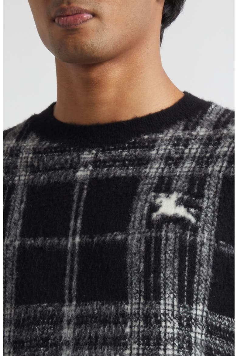 Tarron EKD Wool Blend Sweater, Alternate, color, BLACK/ WHITE