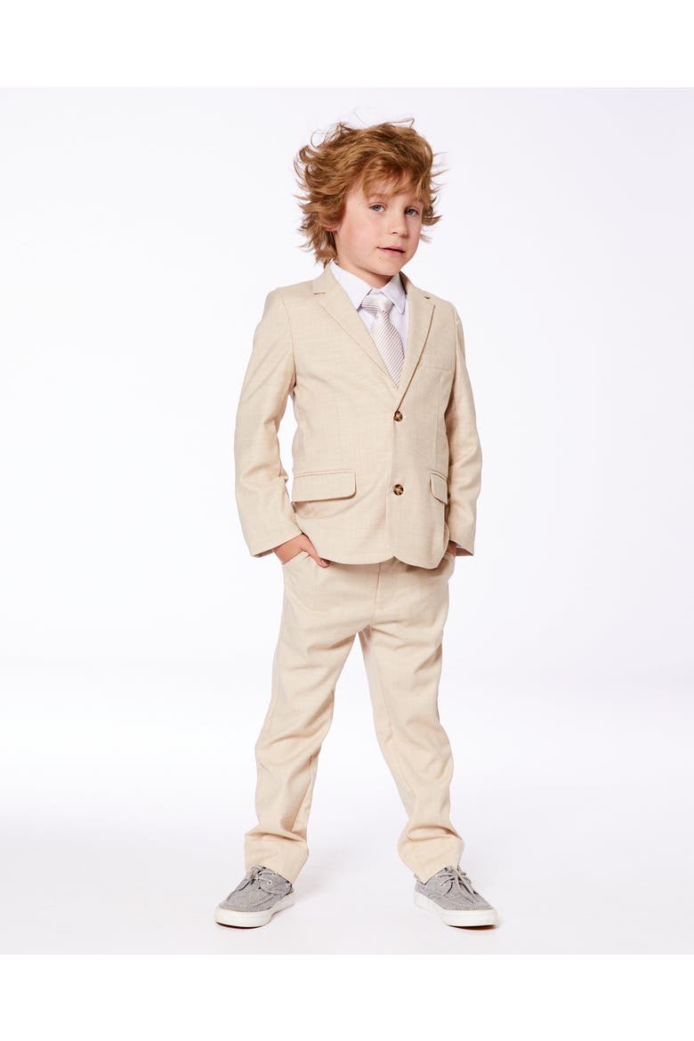 Two-button Tailored Cut Blazer, Alternate, color, Beige