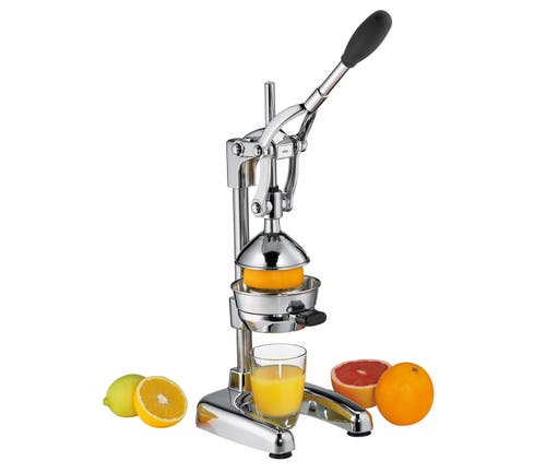 Cilio Amalfi Commercial Grade Manual Citrus Juicer, Extractor, And Juice Press In Silver