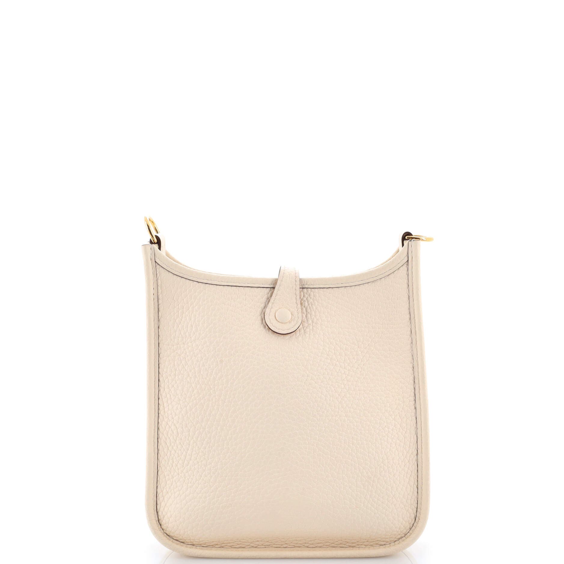 Pre-Owned Hermes Evelyne Bag Gen III Clemence TPM, Alternate, color, Nata