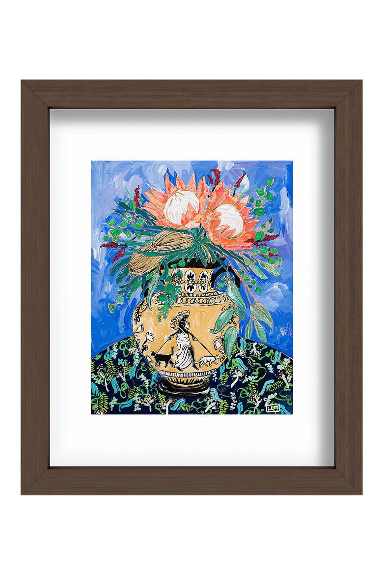Lara Lee Meintjes Cat Walk Framed Wall Art, Main, color, MULTI