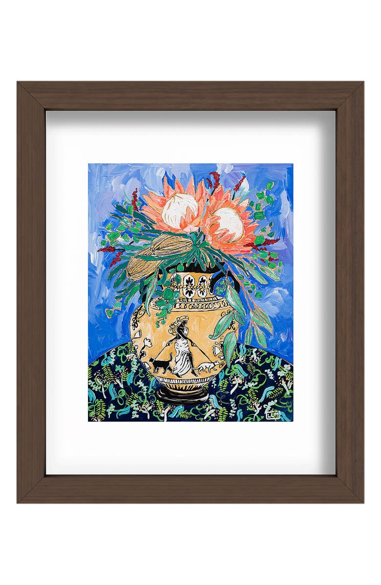 Deny Designs Lara Lee Meintjes Cat Walk Framed Wall Art, Main, color, Multi