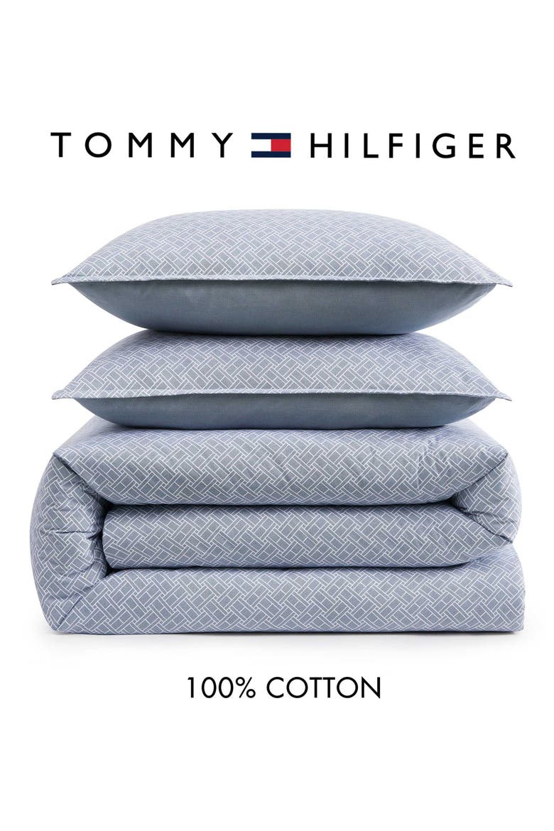 Trellis Flag Comforter & Shams Set, Alternate, color, YALE BLUE
