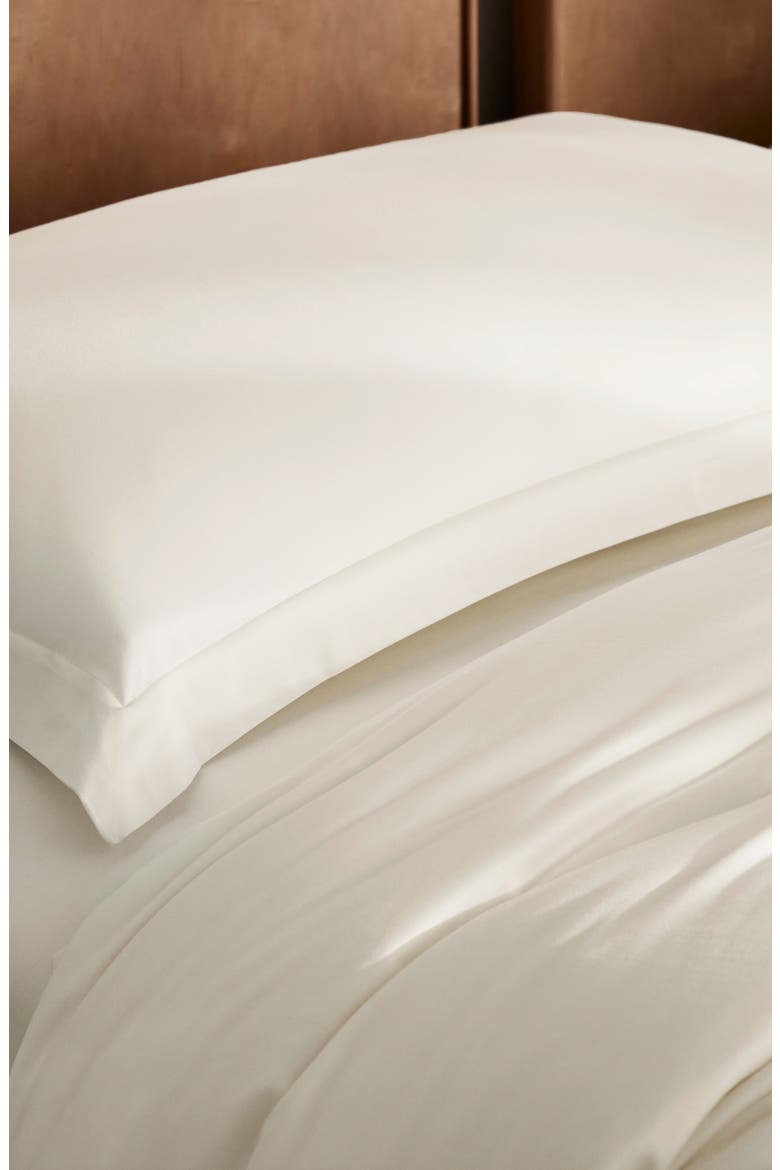 Set of 2 Signature Hemmed Pillowcases, Alternate, color, CREAM