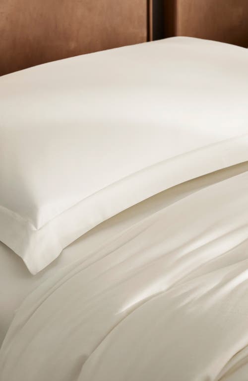 Boll & Branch Set Of 2 Signature Hemmed Pillowcases In Cream