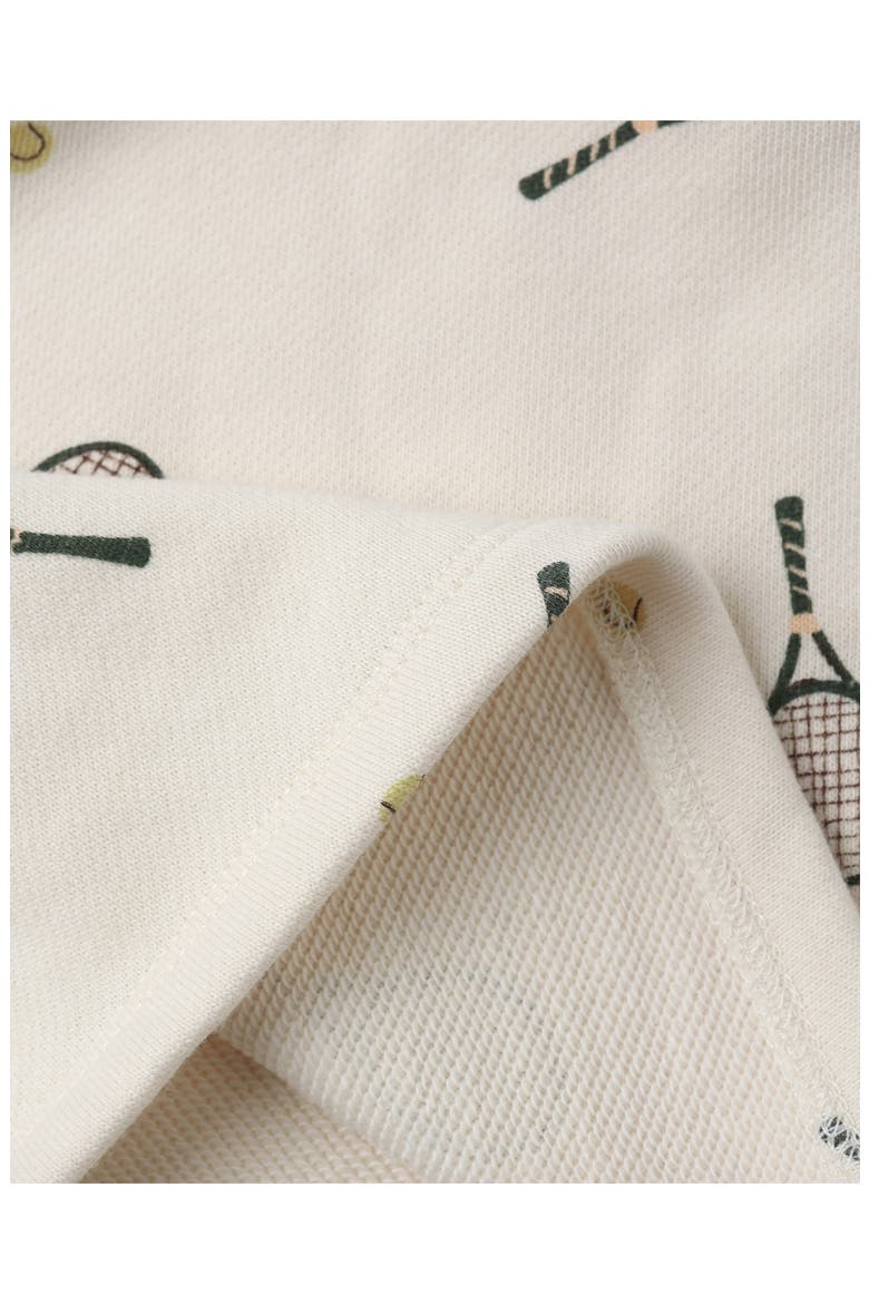 Kids' Tennis Raglan Sleeve Fleece Dress, Alternate, color, TENNIS