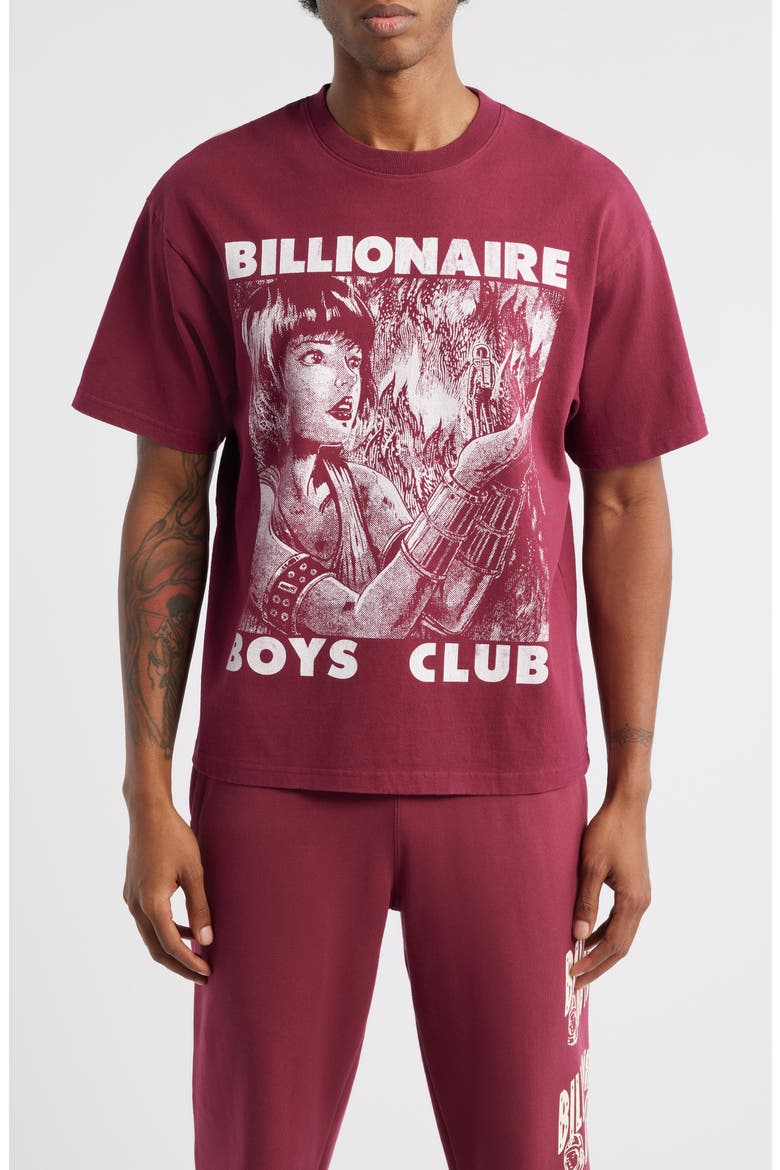 Giant Graphic T-Shirt, Main, color, RHODODENDRON