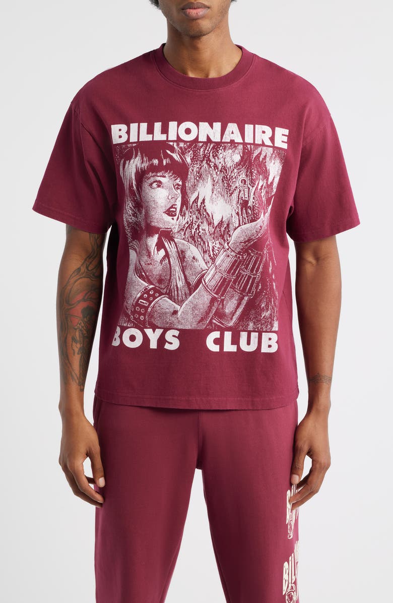 Billionaire Boys Club Giant Graphic T-Shirt, Main, color, Rhododendron