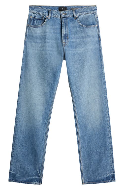 7 For All Mankind Modern Straight Leg Jeans In Blue