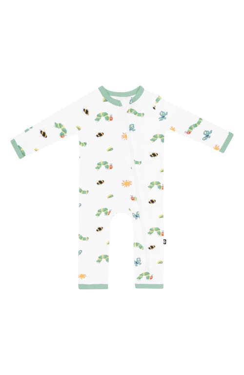 Kyte Baby Kids' 'the Very Hungry Caterpillar' Zip-up Romper In White