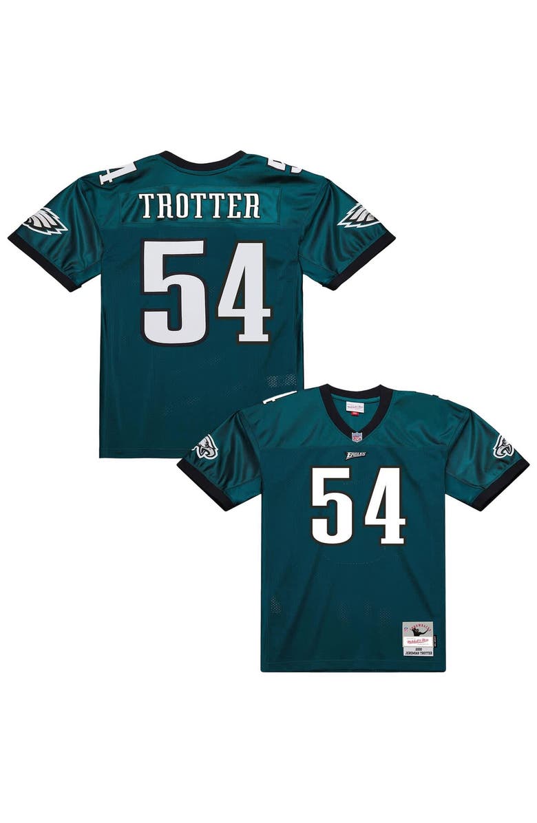 Mitchell 
Ness Men
s Mitchell 
Ness Jeremiah Trotter Green Philadelphia Eagles 2000 Legacy Throwback Replica Jersey, Main, color, Green