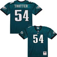 Mitchell & Ness Men's Mitchell & Ness Jeremiah Trotter Green Philadelphia Eagles 2000 Legacy Throwback Replica Jersey