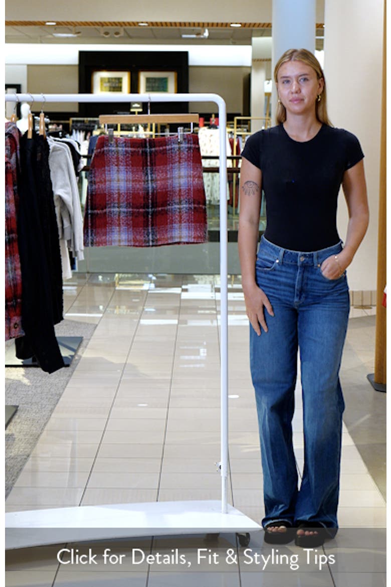 Margaret Plaid Miniskirt video