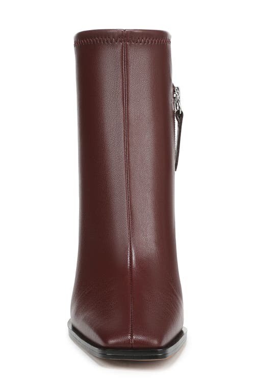 Franco Sarto Jayton Square Toe Bootie In Burgundy