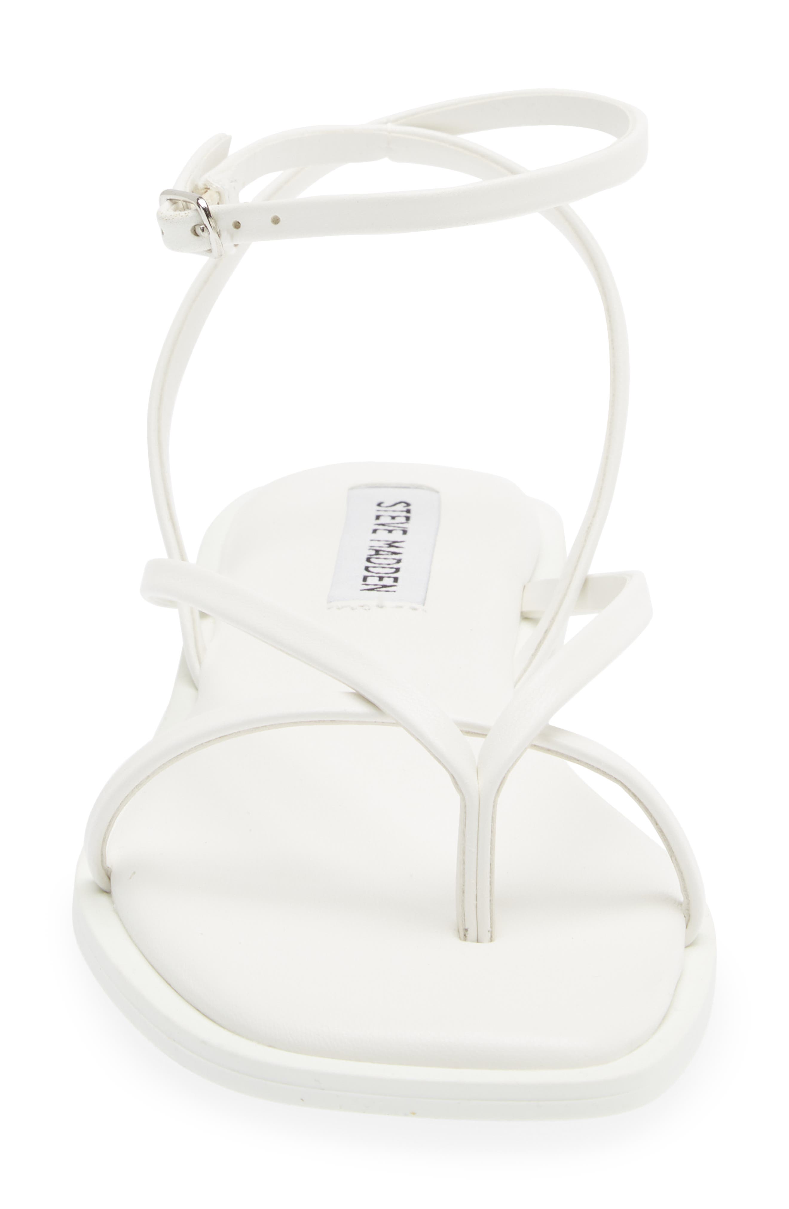 Agree Sandal, Alternate, color, WHITE