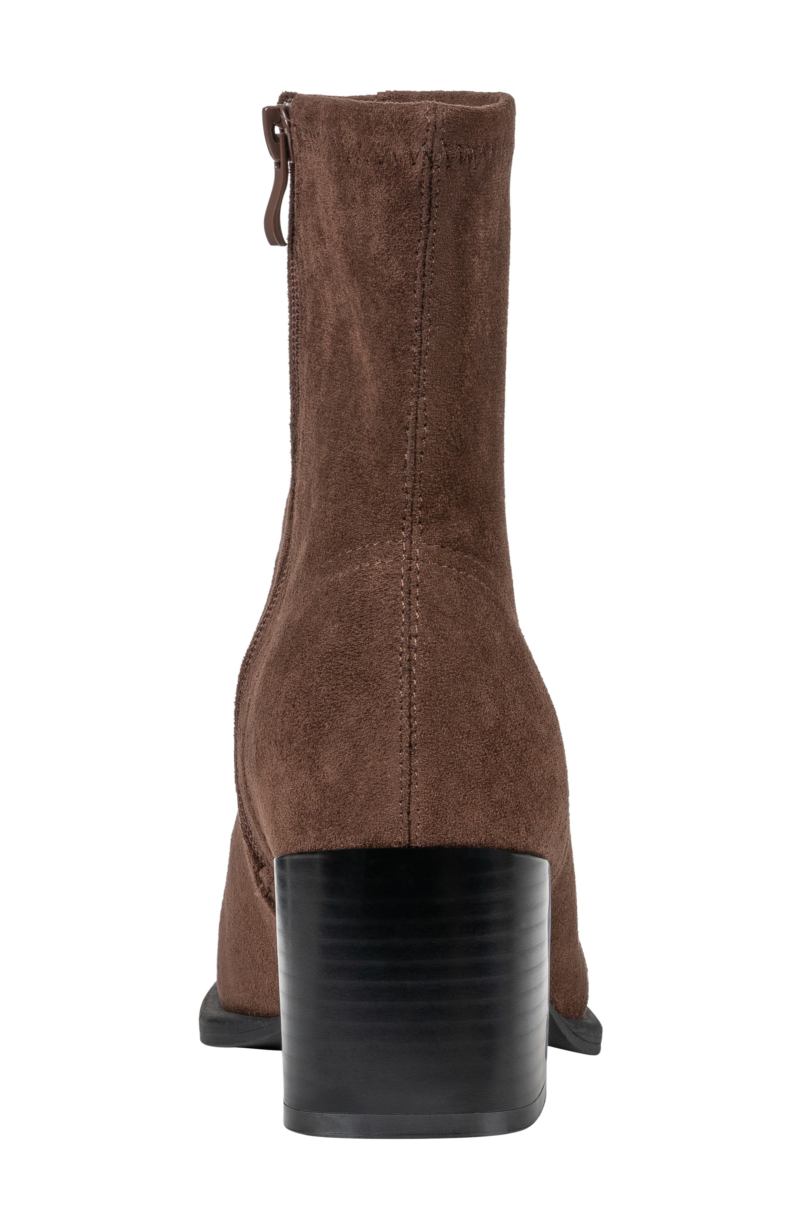 Memphis Faux Leather Bootie, Alternate, color, BROWN SUEDE