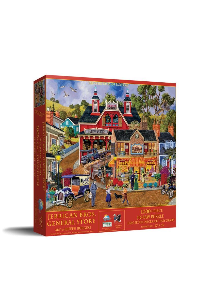 Sunsout Jerrigan Bros General Store 1000 piece Jigsaw Puzzle for Adults Large Pieces, Main, color, Multicolor