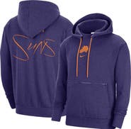 Nike Men's Nike Heather Purple Phoenix Suns Courtside Versus Flight Pullover Hoodie