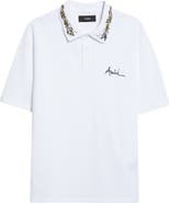 AMIRI Embroidered Collar Polo