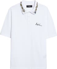 AMIRI Embroidered Collar Polo