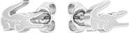 Lacoste Crocodile Stud Earrings