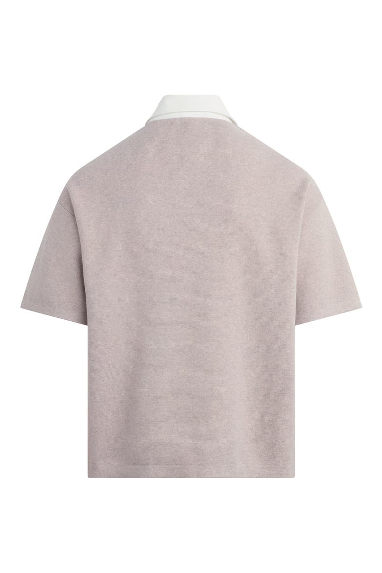 Contrast Collar Cotton & Cashmere Polo, Alternate, color, FLORENCE