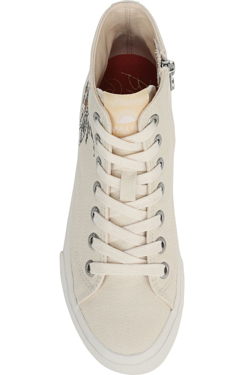 Blowfish Malibu Catch Sun High Top Sneaker, Alternate, color, White Sands Canvas